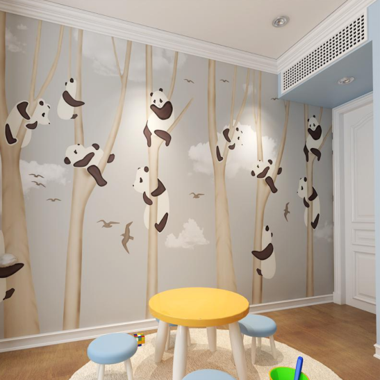 Kids Panda mural 5.50/Sq ft