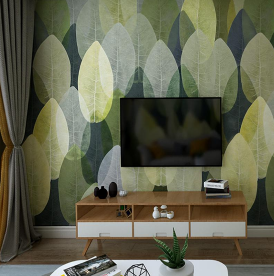 Leafs mural 5.50/Sq ft