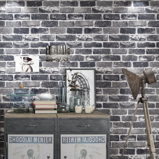 Grey Brick wallpaper 3D